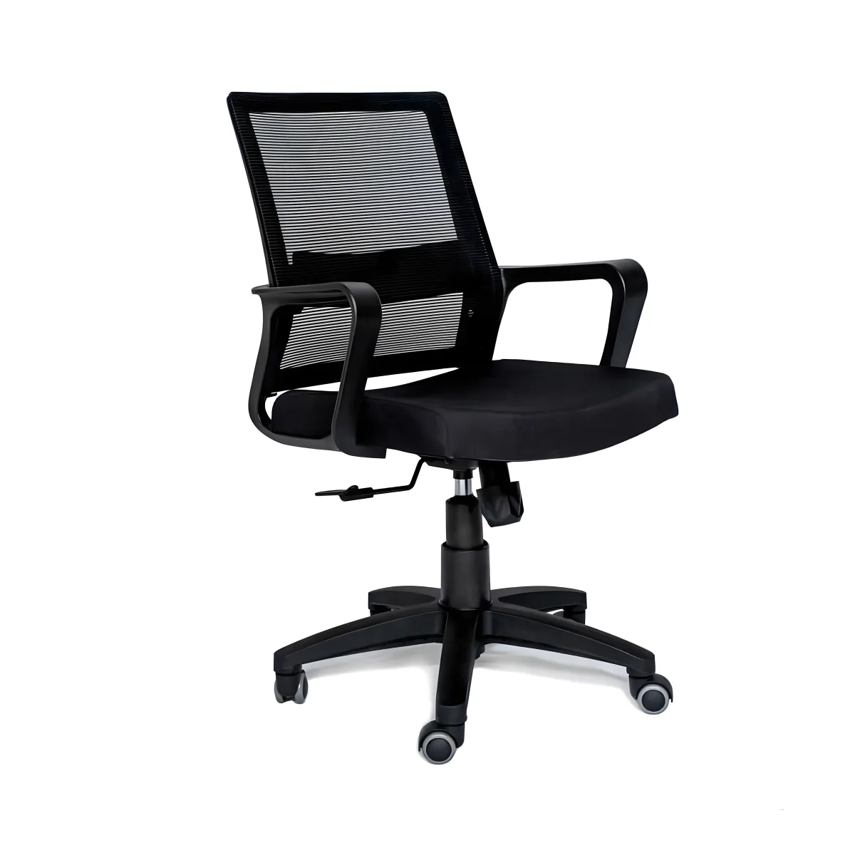 Mid Back Mesh Swivel Office Chair with Armrests