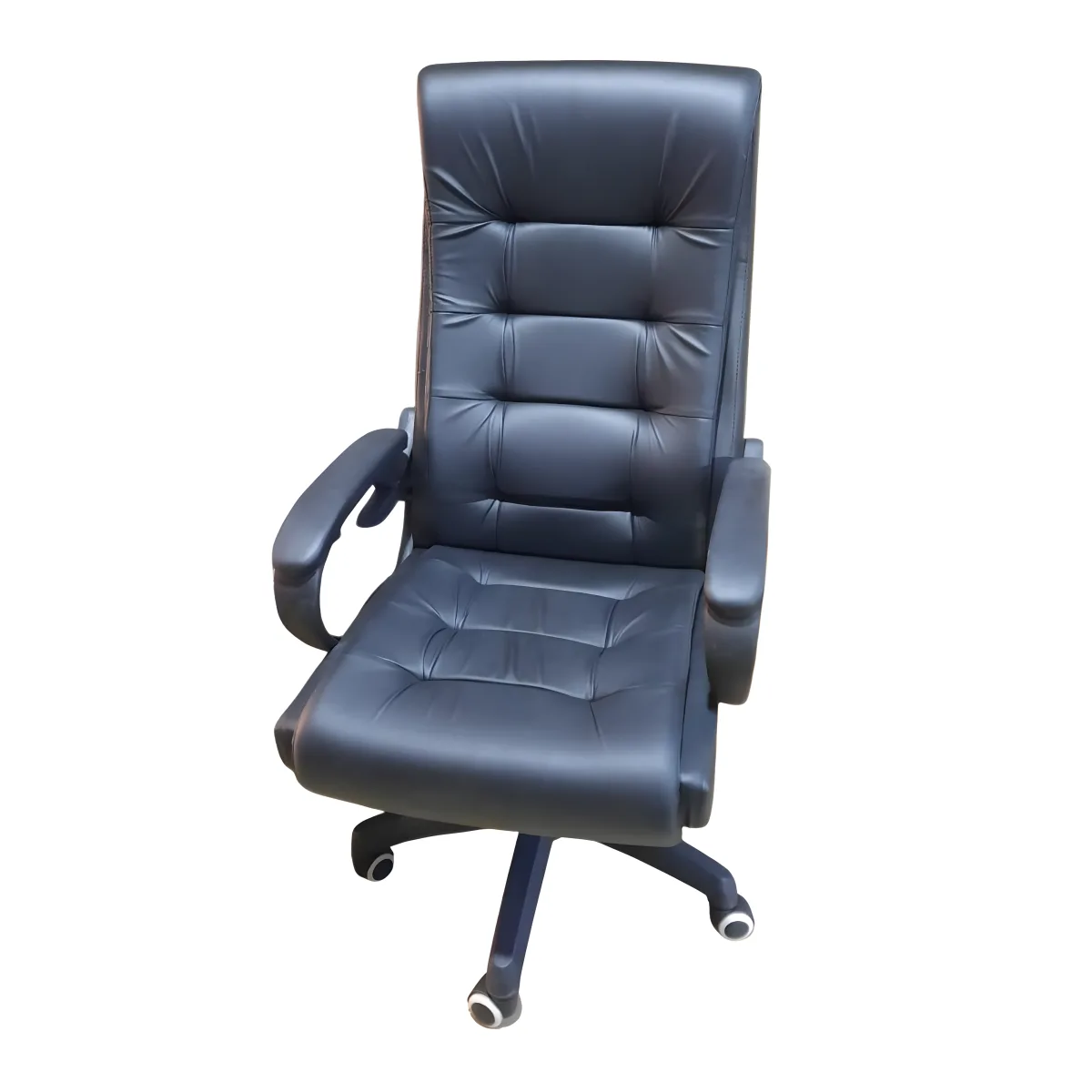 High Back Tufted Leather Executive Office Chair
